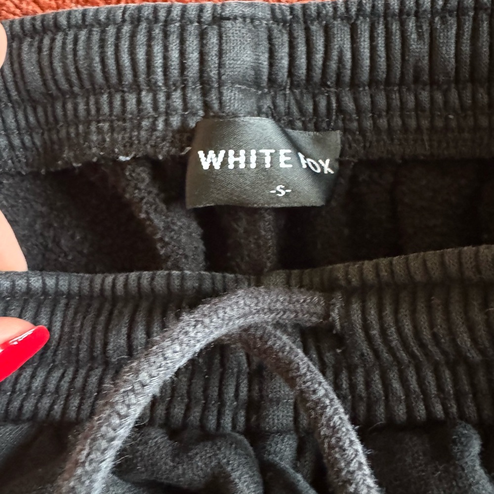 White Fox Black Essentials Joggers - Picture 6 of 6